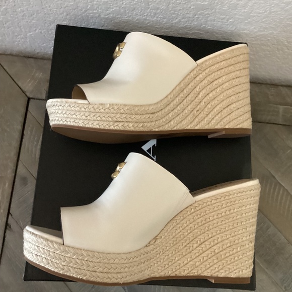 COACH Gloria C Slide Espadrille Wedge Sandals, size 9 - Picture 12 of 13